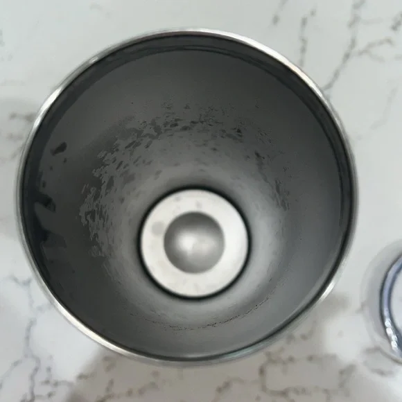 THE WHOLE HERD metal cowboy motif tall tumbler. Like new - Picture 5 of 8